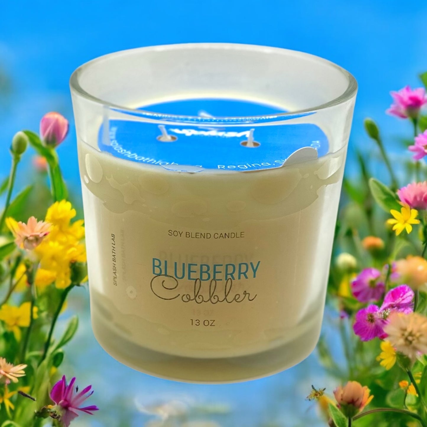 Blueberry Cobbler Candle - Glass Jar 13oz