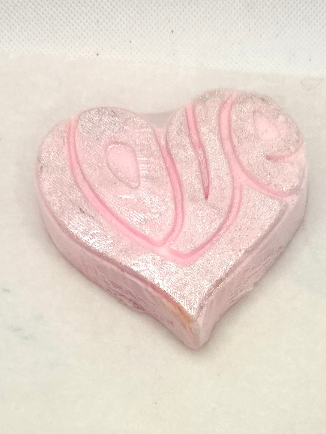 Love heart bath bombs
