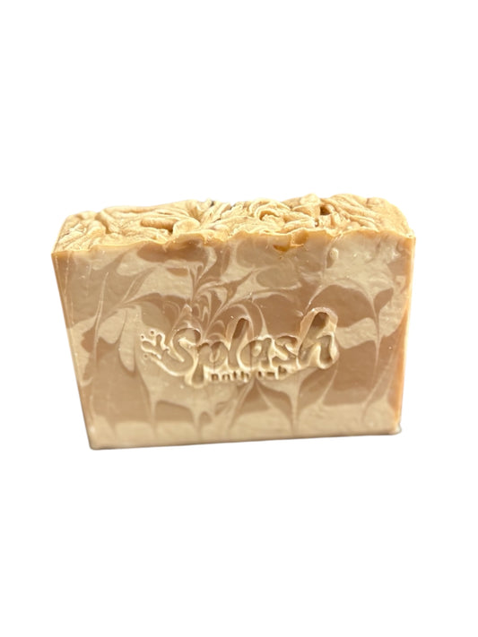 Coconut cream artisan soap bar