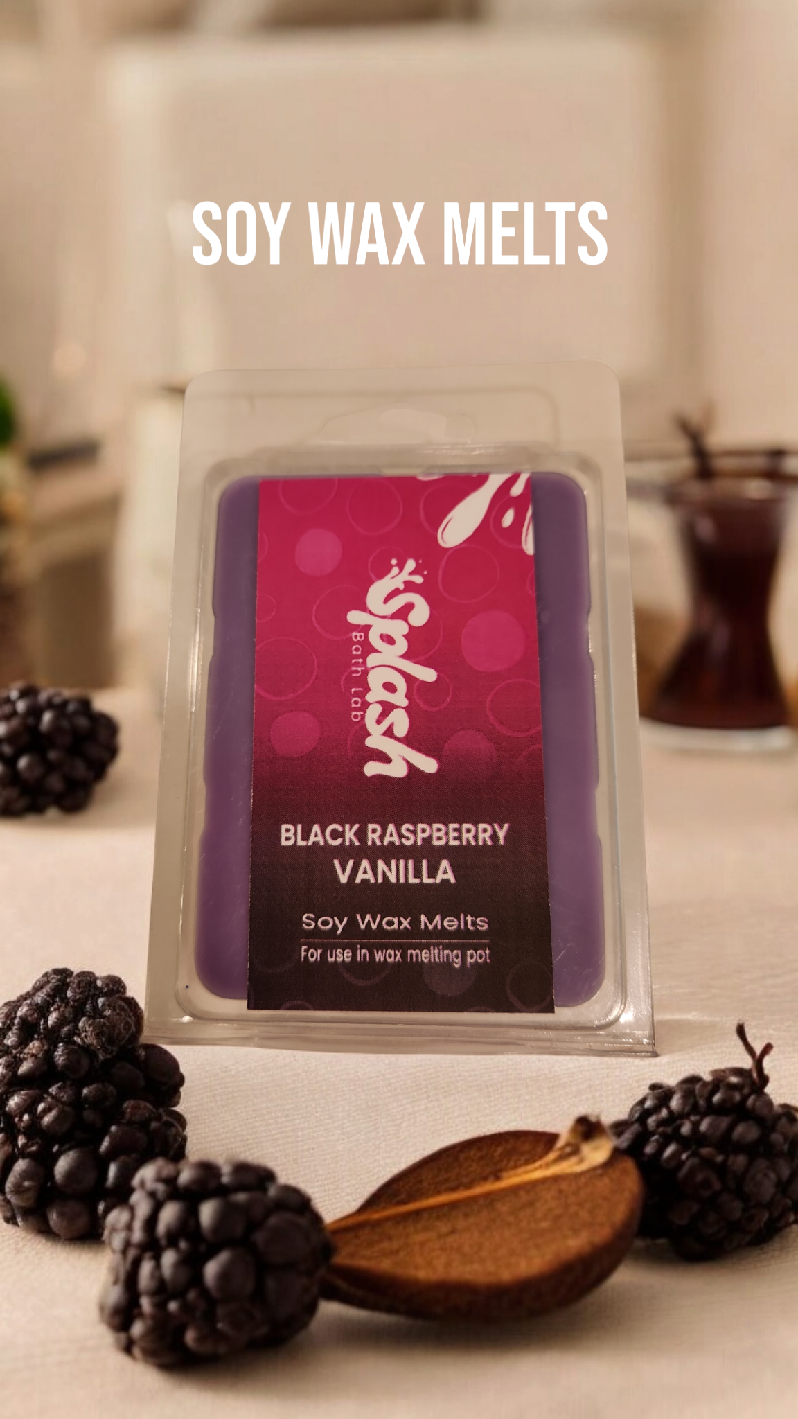 Soy Wax Melts - Black Raspberry Vanilla